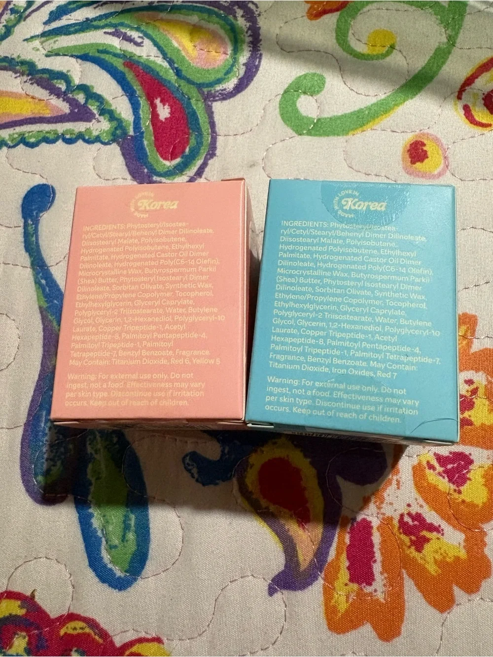 Creme Gloss Jelly Tinted Peptide Lip Glaze - Pink and Blue